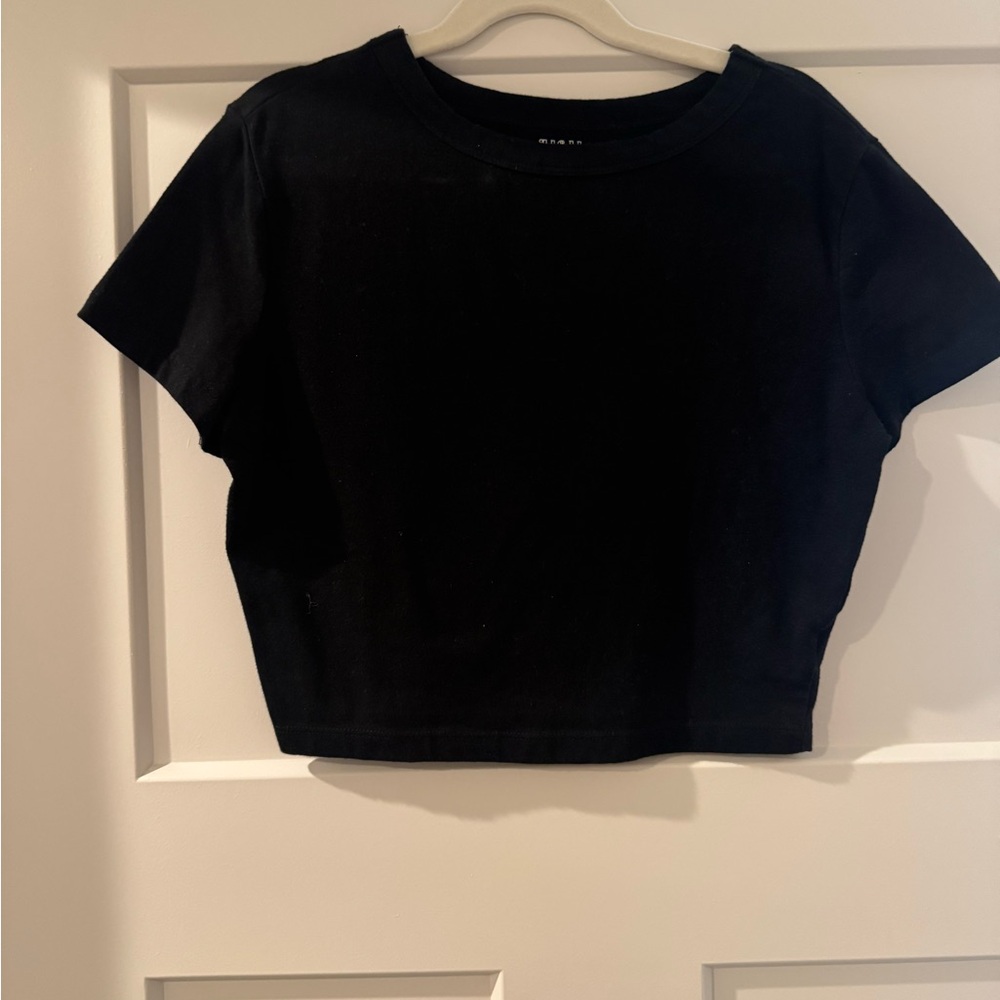 Wild Fable Black Crop Top